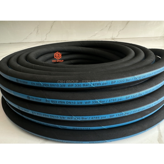 Ống thủy lực 2SN xanh