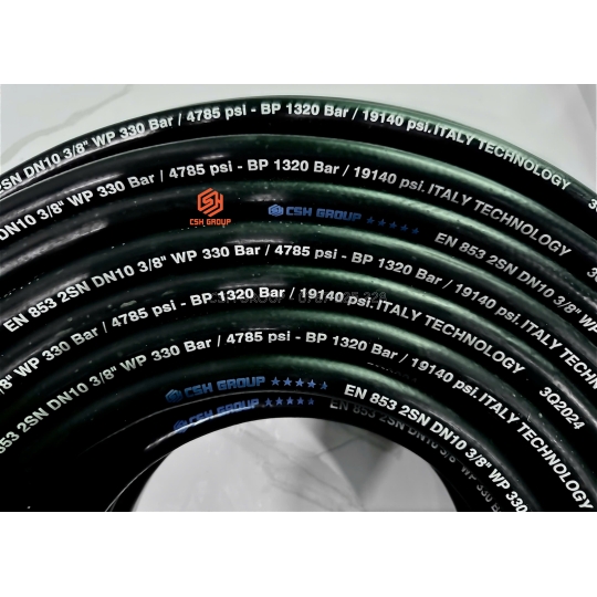 Ống thủy lực 2SN xanh SMOOTH