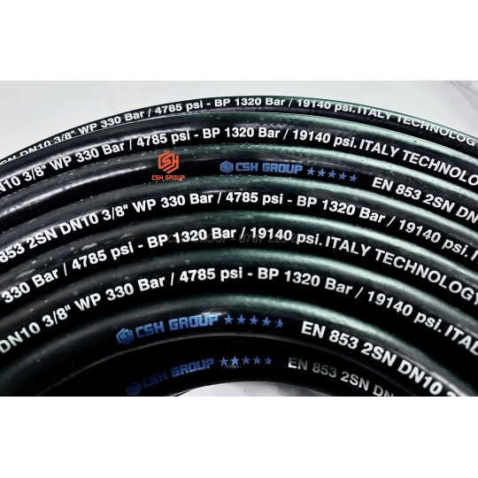 Ống thủy lực 2SN xanh SMOOTH