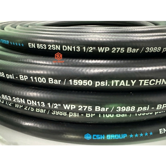 Ống thủy lực 2SN xanh SMOOTH